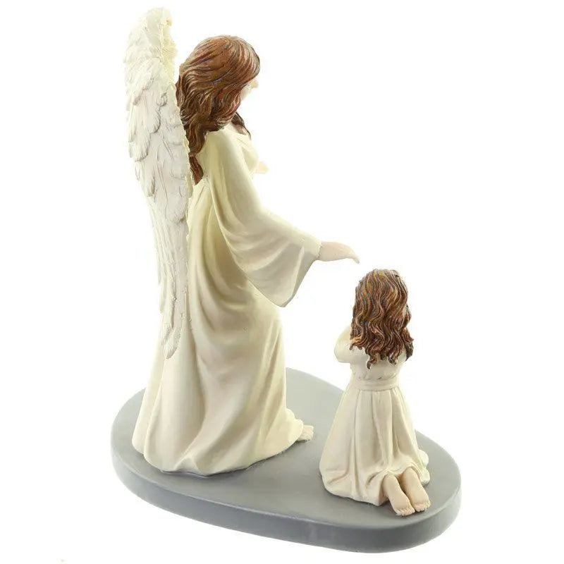 Statue Ange Gardien Céleste par Natasha Faulkner-Mère Divine - Aurore Lune