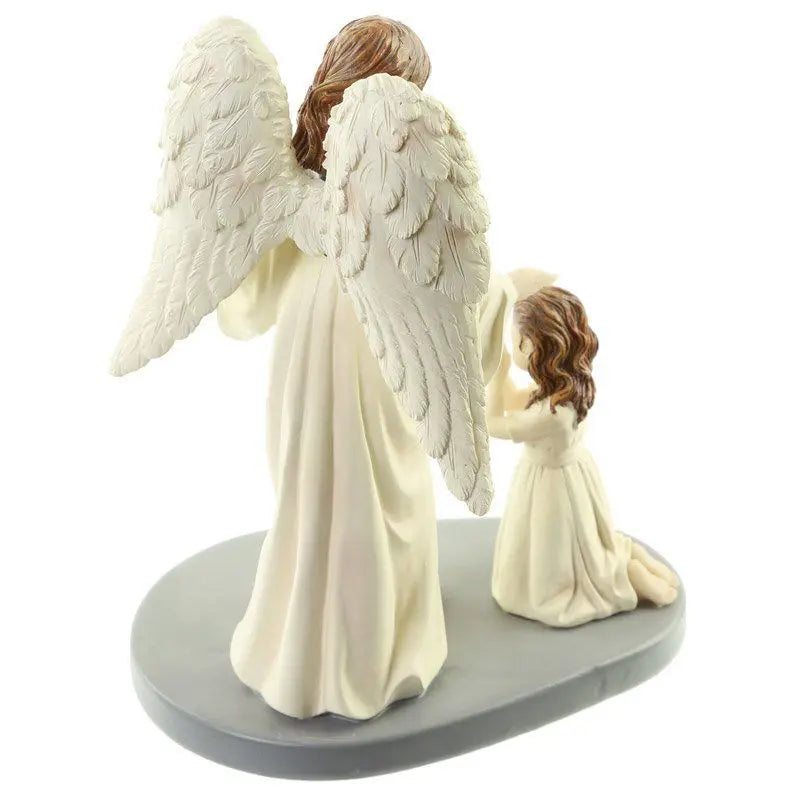 Statue Ange Gardien Céleste par Natasha Faulkner-Mère Divine - Aurore Lune