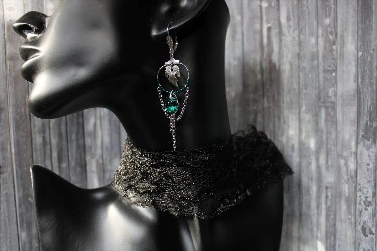 Swarovski boucles d'oreilles scarabées * UNIQUES * - Aurore Lune