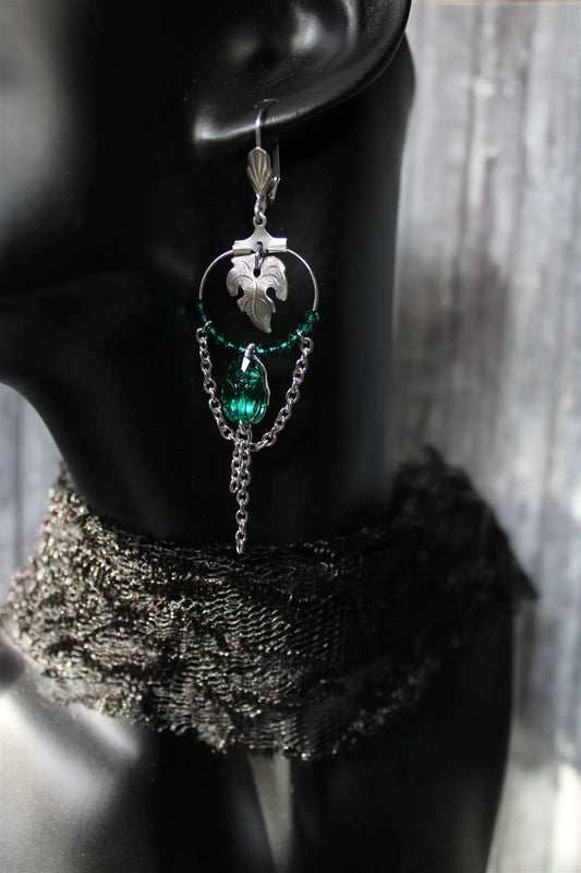 Swarovski boucles d'oreilles scarabées * UNIQUES * - Aurore Lune