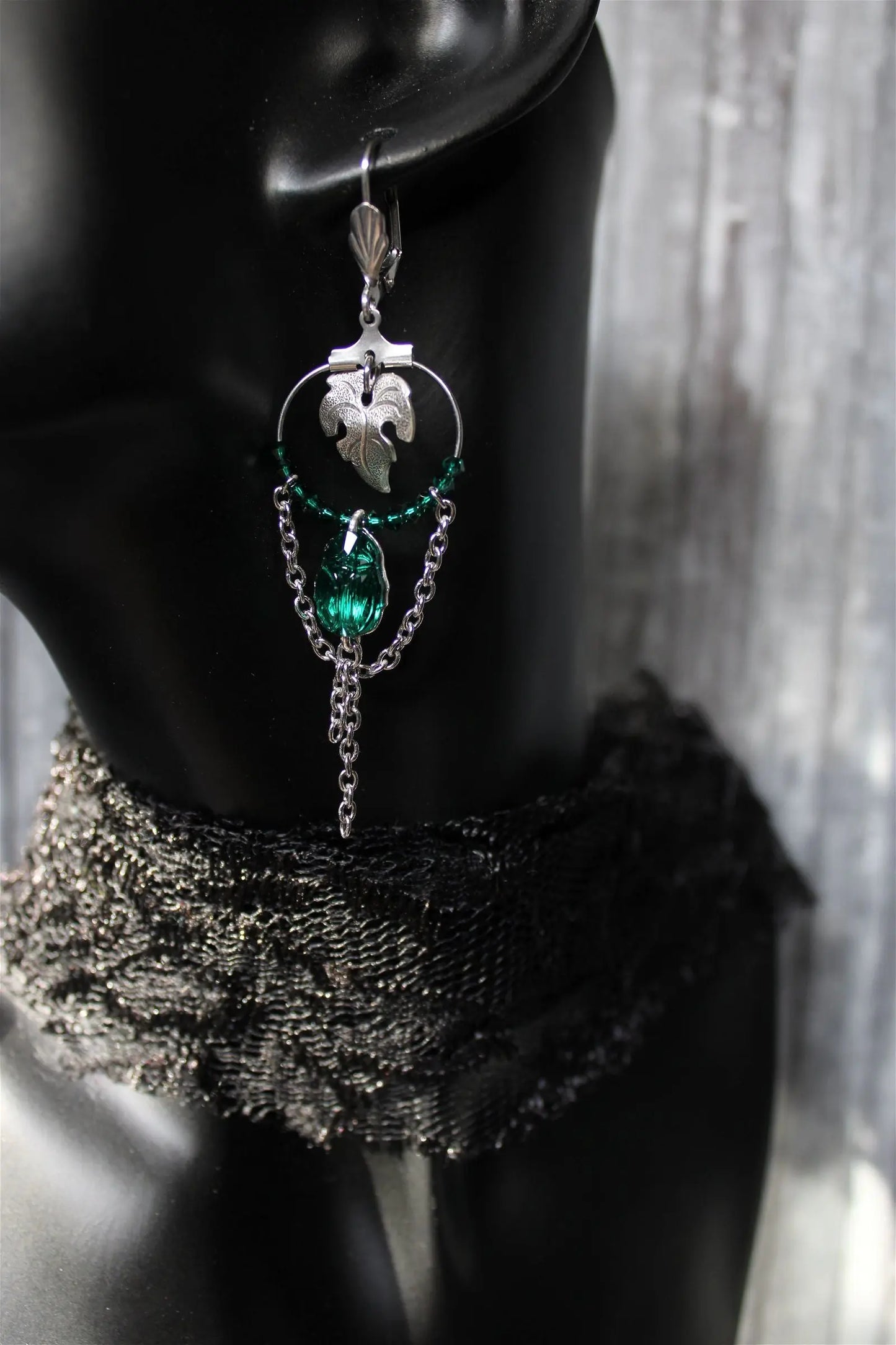 Swarovski boucles d'oreilles scarabées * UNIQUES * - Aurore Lune