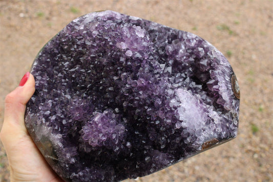 Très grande améthyste à poser 4.75 kg - Aurore Lune