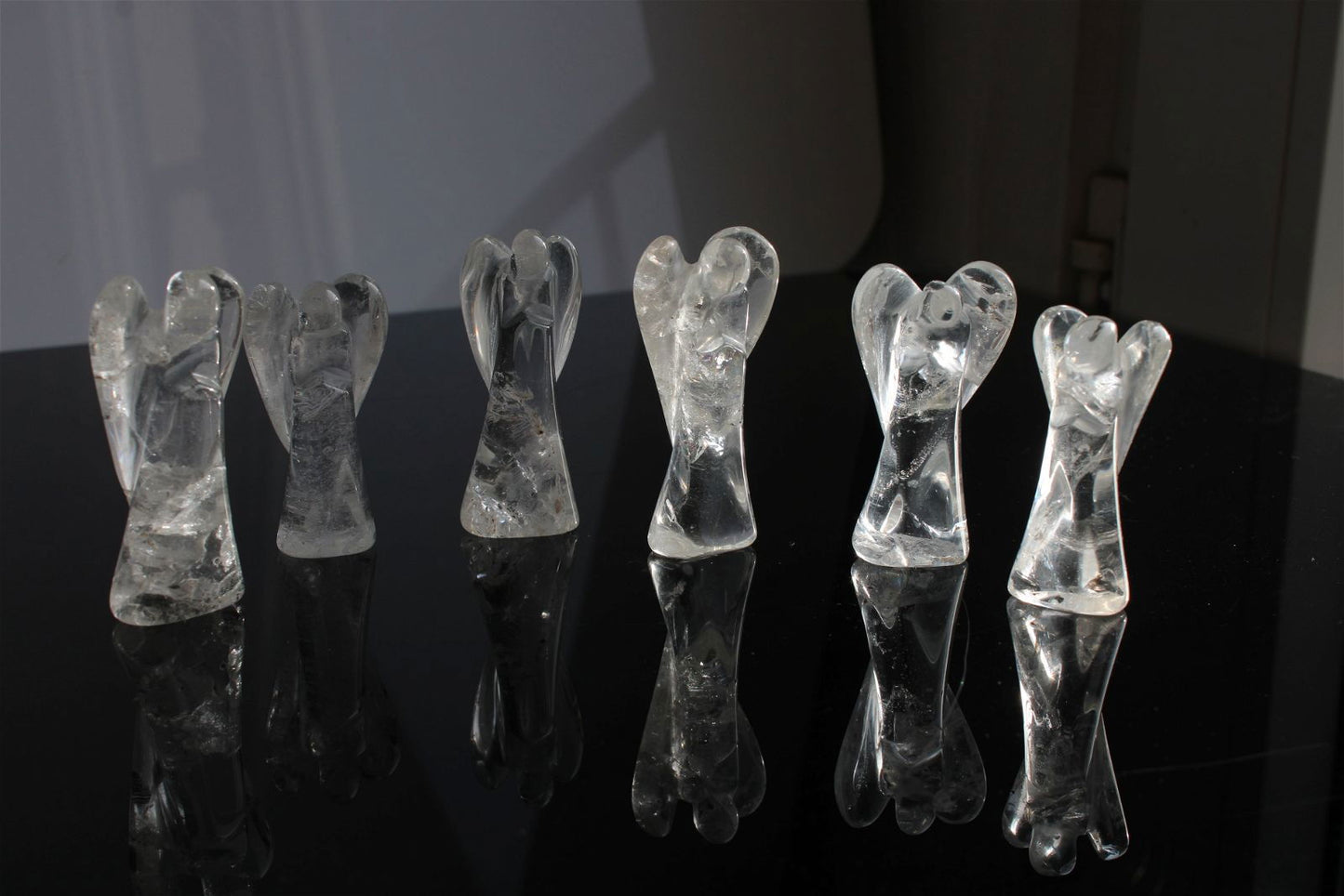 Un ange en cristal de roche 5 - 6 cm - Aurore Lune