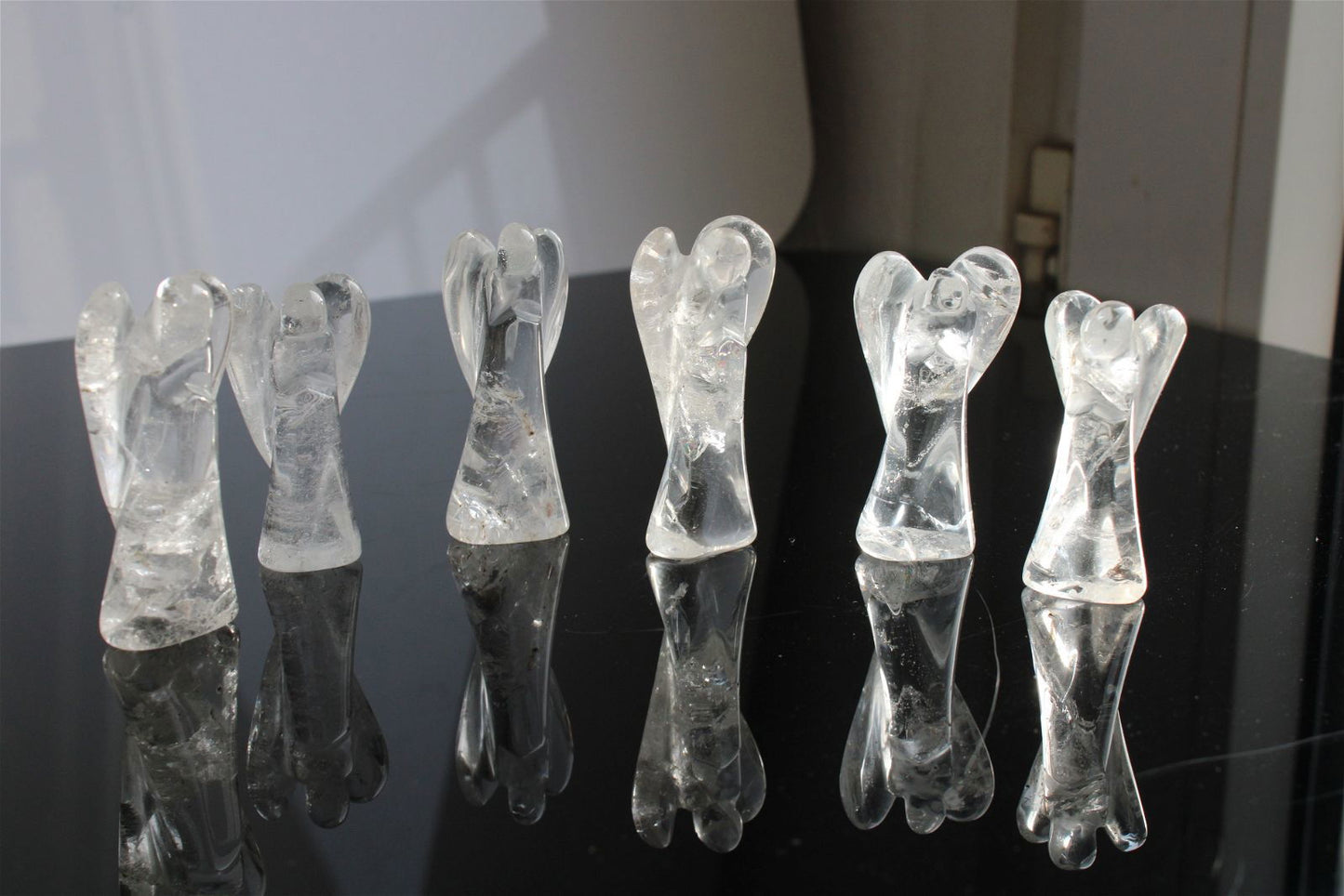 Un ange en cristal de roche 5 - 6 cm - Aurore Lune