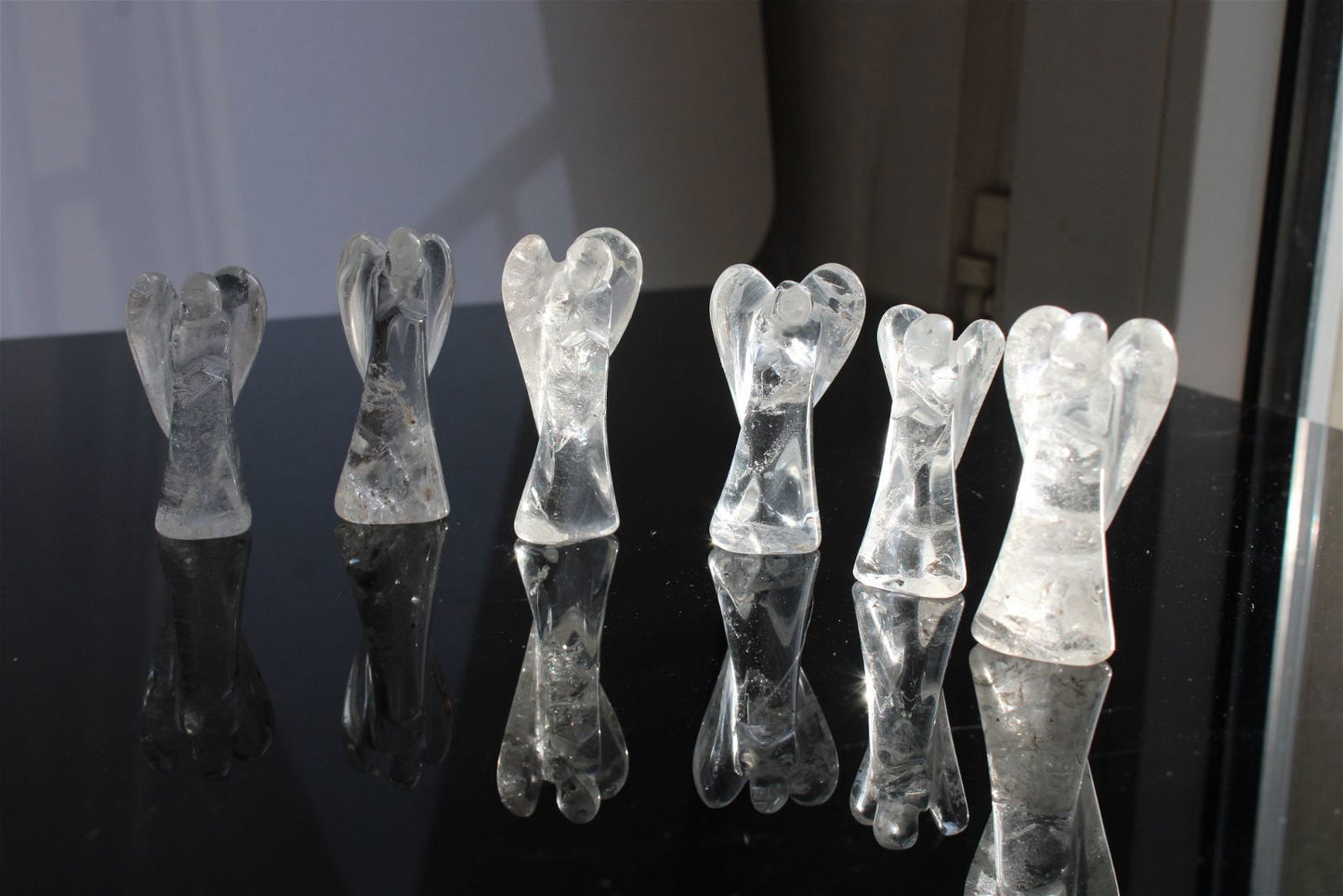 Un ange en cristal de roche 5 - 6 cm - Aurore Lune