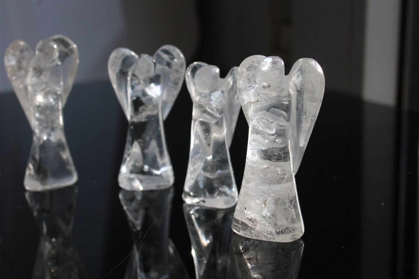 Un ange en cristal de roche 5 - 6 cm - Aurore Lune