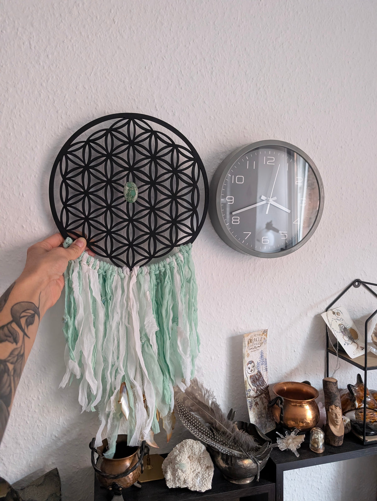 FLEUR DE VIE ET SOIE 24 cm boho chic gypsy