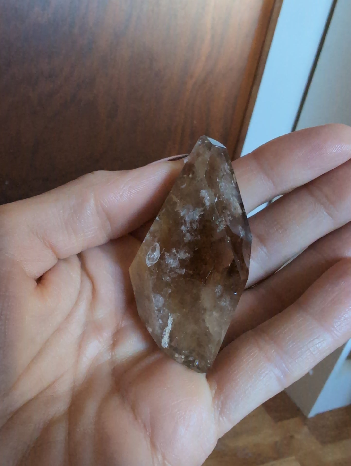 Pointe de citrine véritable