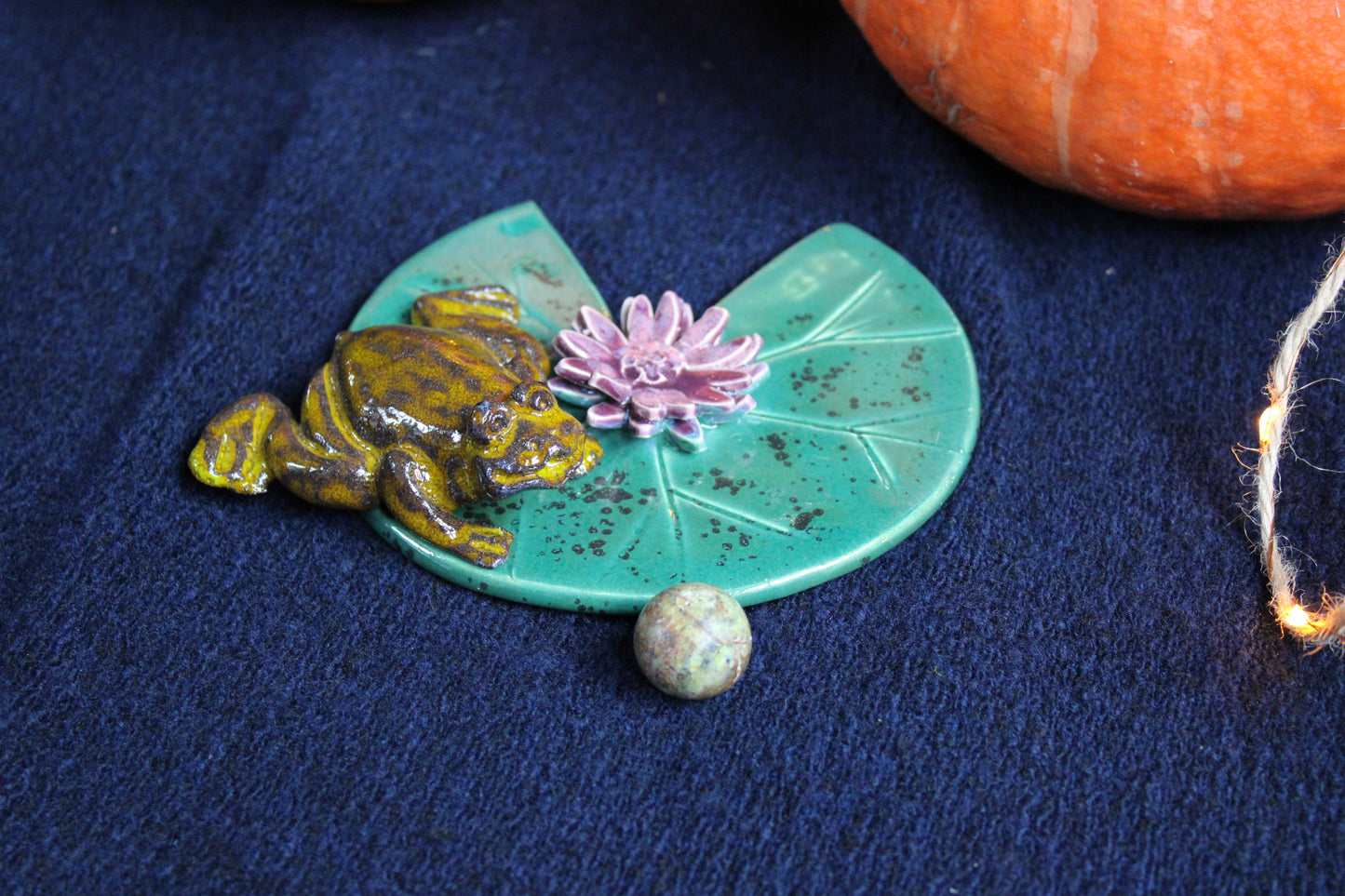 Lot mariage poteries locale et bille d'opale verte - COLIS