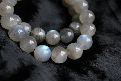 1 Bracelet élastiqué en labradorite 9 mm - Aurore Lune 