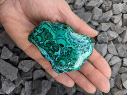 1 Malachite chrysocolle à poser - Aurore Lune 