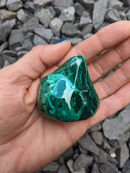 1 Malachite chrysocolle à poser - Aurore Lune 
