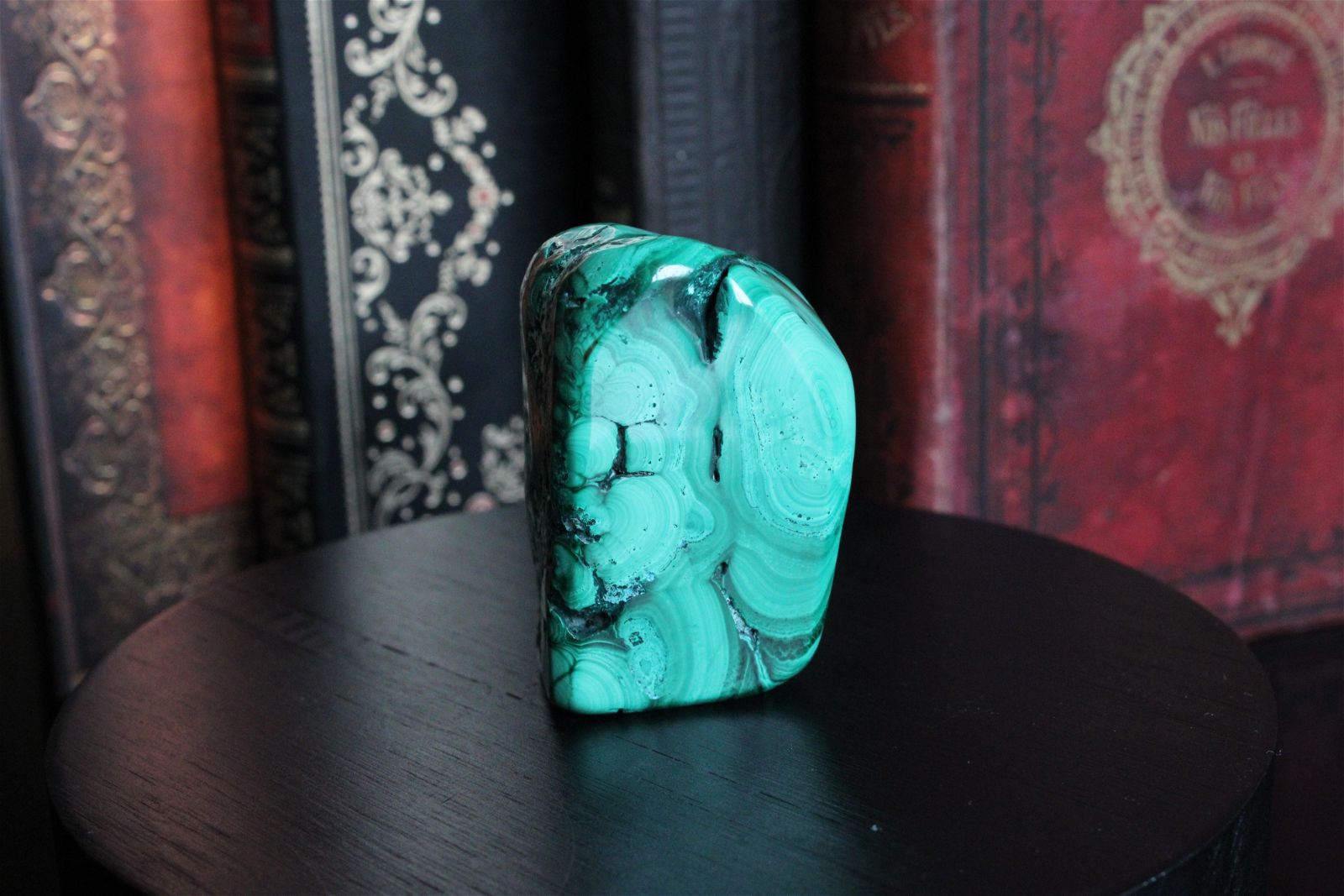 1 Malachite chrysocolle à poser 5.5 cm - Aurore Lune 