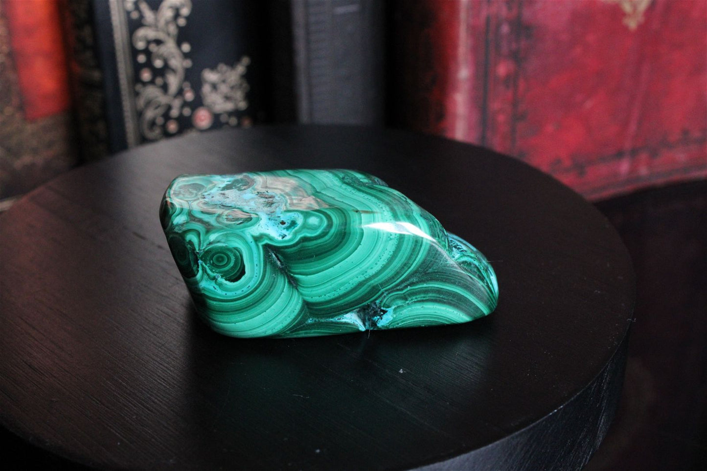 1 Malachite chrysocolle à poser 6.5 cm - Aurore Lune 