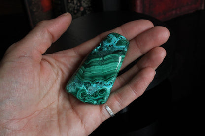 1 Malachite chrysocolle à poser 6.5 cm - Aurore Lune 