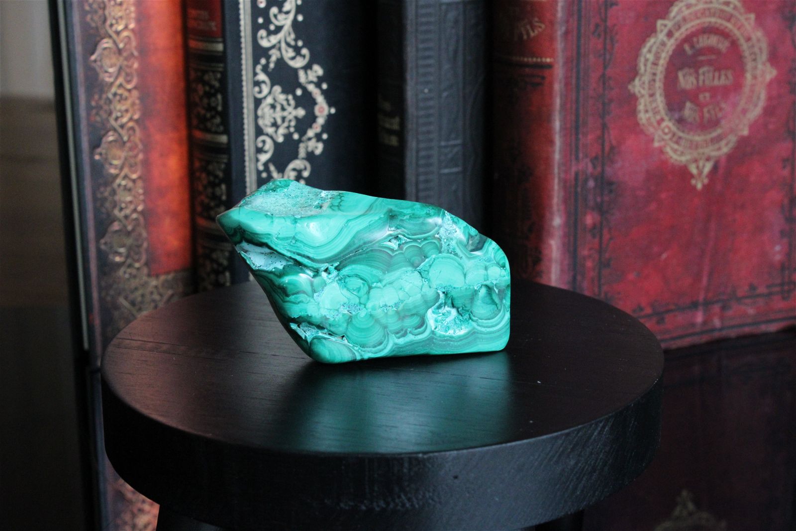 1 Malachite chrysocolle à poser 8 cm - Aurore Lune 