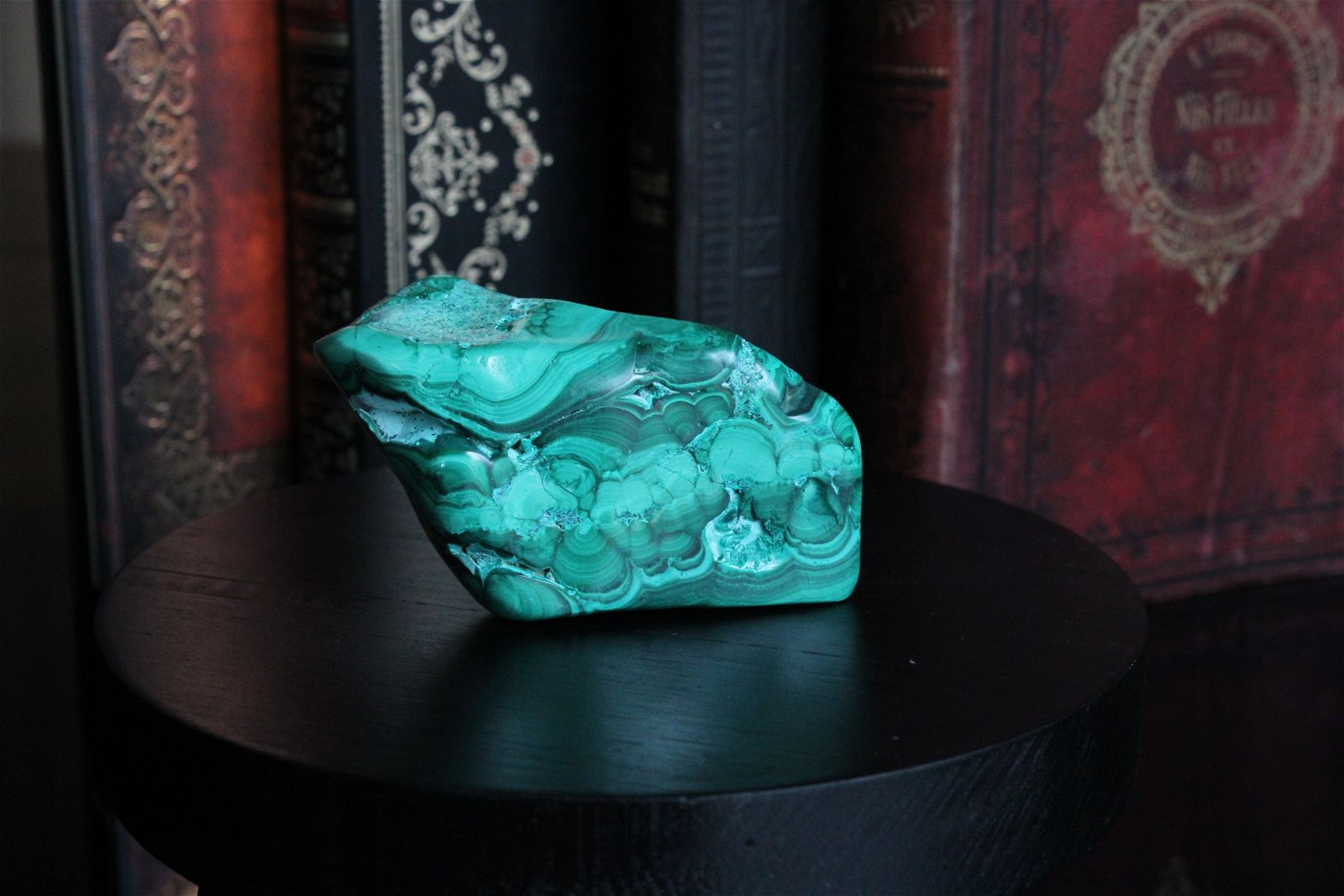 1 Malachite chrysocolle à poser 8 cm - Aurore Lune 