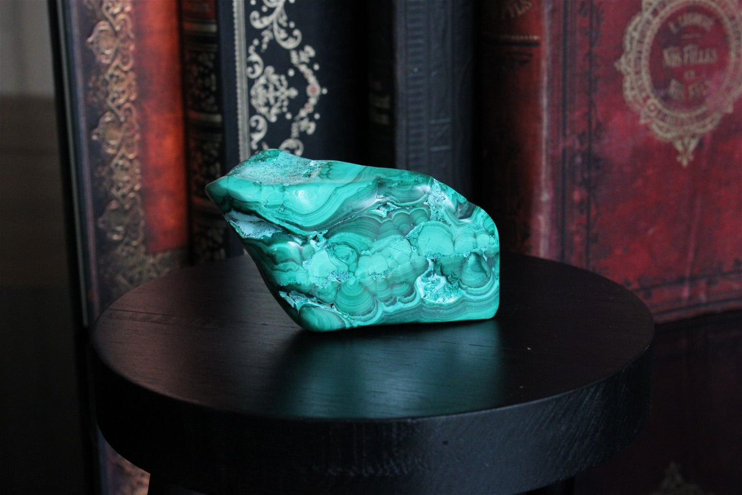 1 Malachite chrysocolle à poser 8 cm - Aurore Lune 