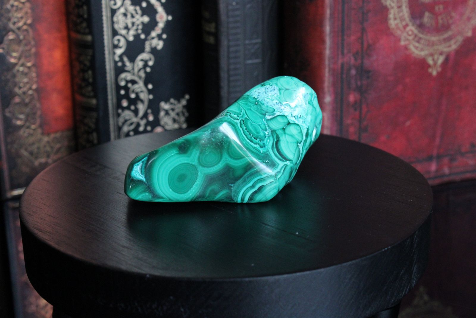 1 Malachite chrysocolle à poser 8 cm - Aurore Lune 