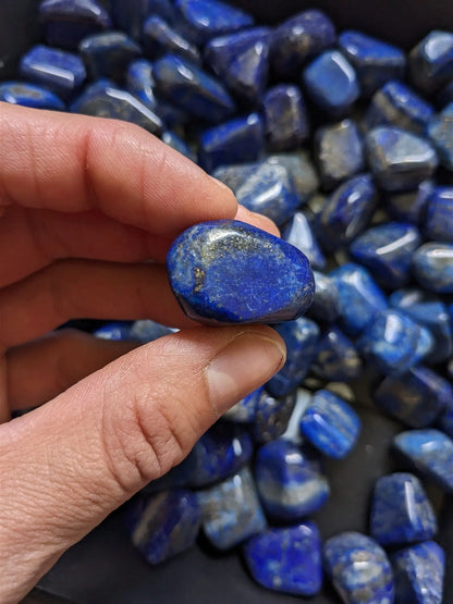 1 Pierre roulée en lapis lazuli - Aurore Lune 