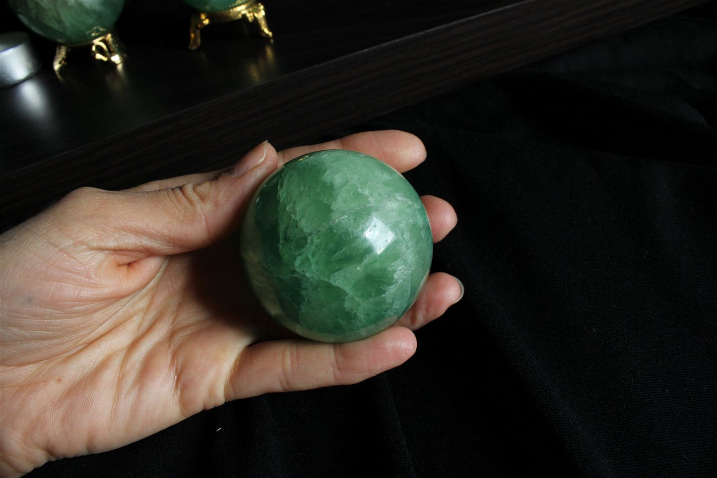 1 Sphère de fluorite AU CHOIX - Aurore Lune 