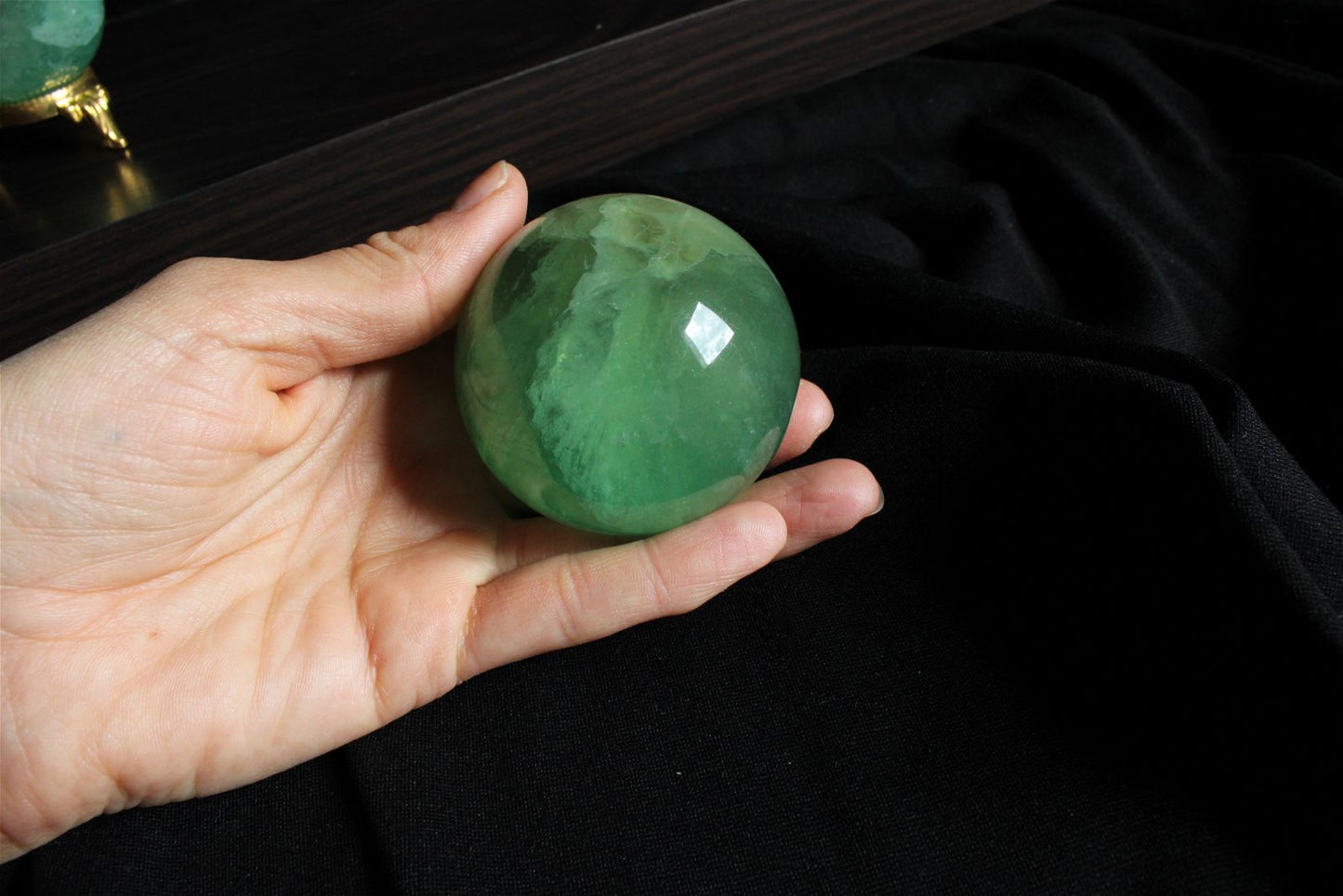 1 Sphère de fluorite AU CHOIX - Aurore Lune 