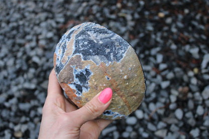1 agate cristallisée 972 grammes - Aurore Lune 