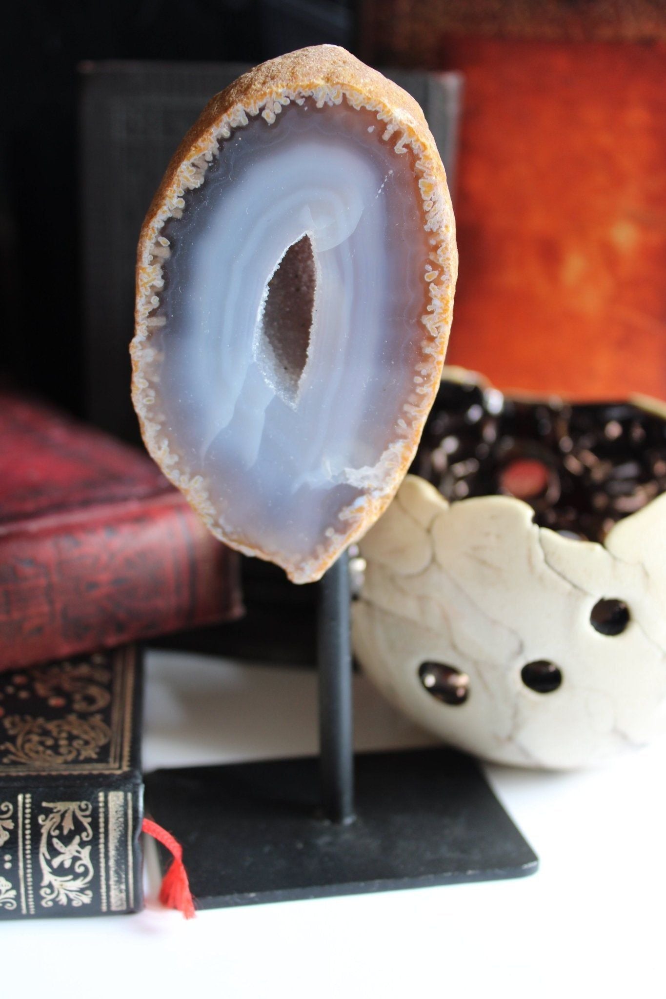 1 agate sur socle - Aurore Lune 