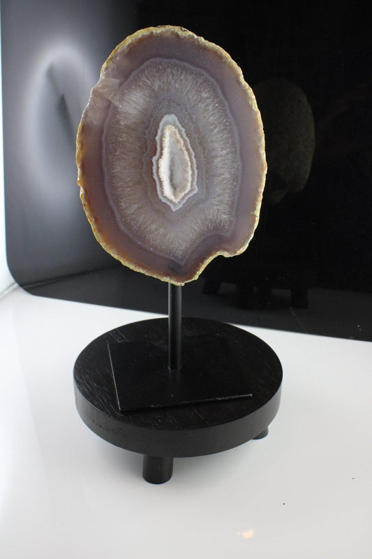 1 agate sur socle 21 x 10.5 cm - Aurore Lune 