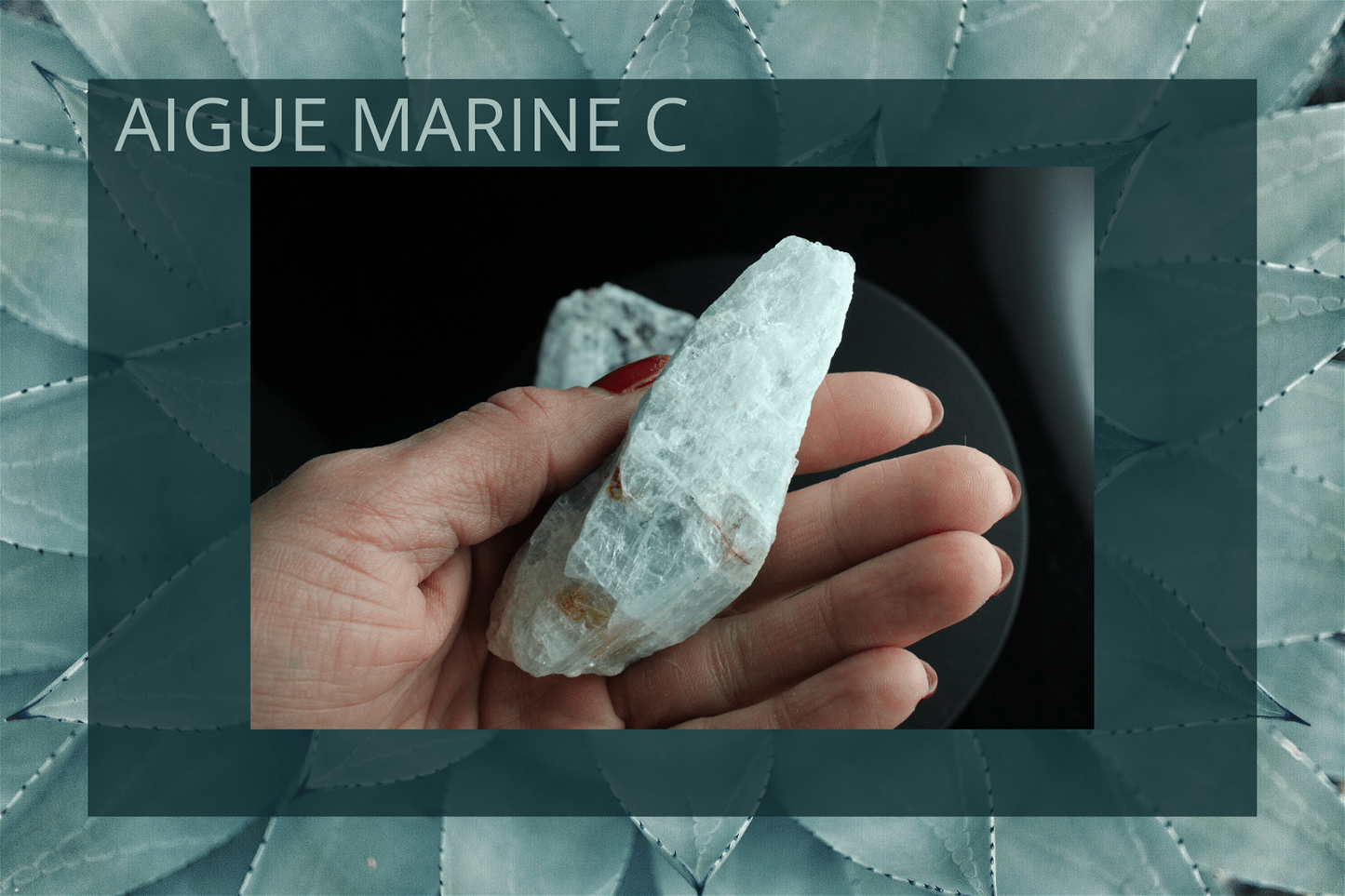 1 aigue marine brute AU CHOIX - Aurore Lune 
