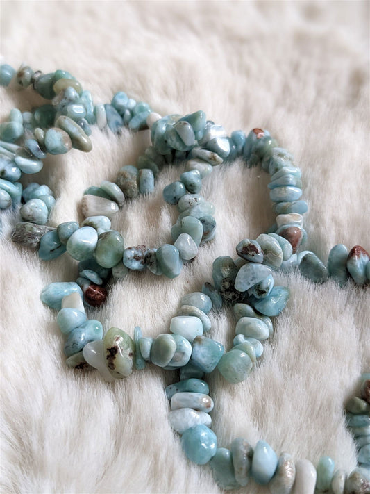 1 bracelet de larimar 16 cm - Aurore Lune 