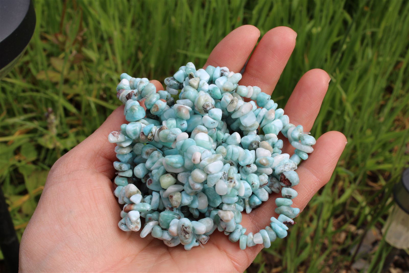1 bracelet de larimar 16 cm - Aurore Lune 