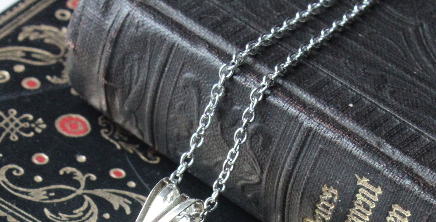 1 chaîne en inox pour collier 43 cm - Aurore Lune 