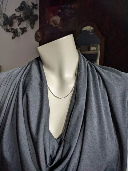 1  chaîne pour collier en acier inoxydable 44cm environ - Aurore Lune 