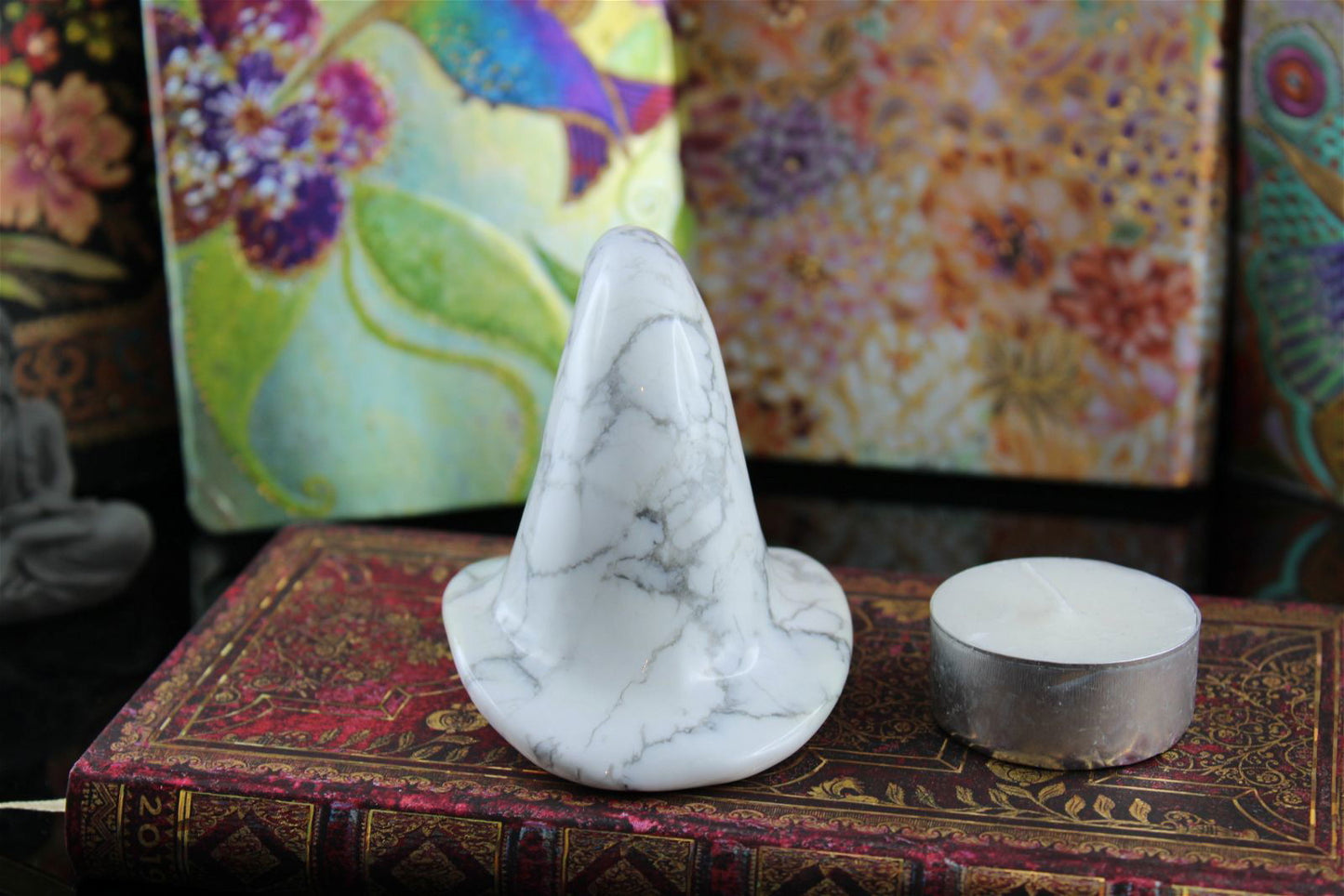 1 chapeau magique en howlite - Aurore Lune 