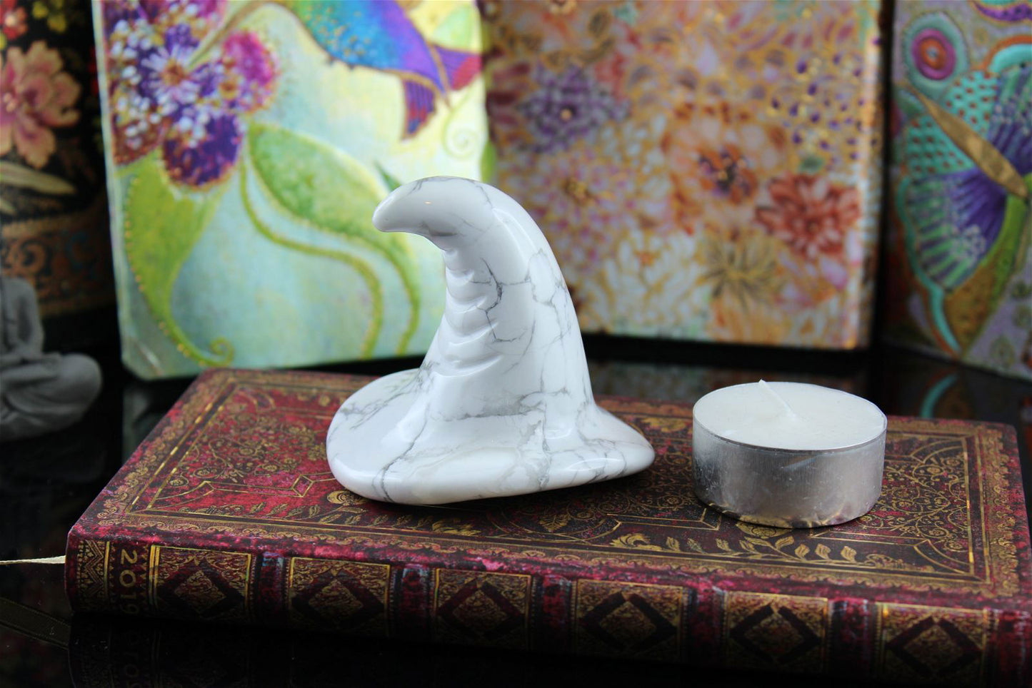 1 chapeau magique en howlite - Aurore Lune 