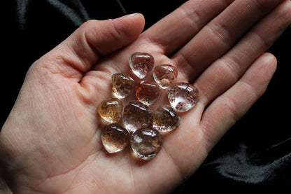 1 coeur de quartz lodolite - Aurore Lune 