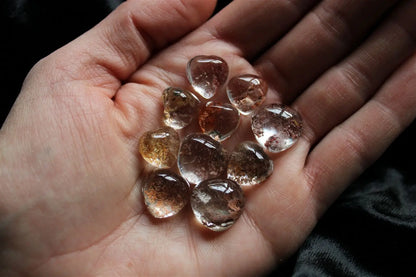 1 coeur de quartz lodolite - Aurore Lune 