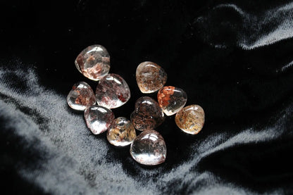 1 coeur de quartz lodolite - Aurore Lune 