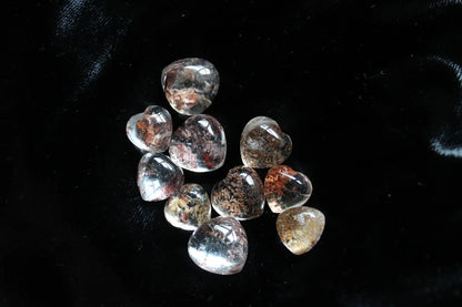1 coeur de quartz lodolite - Aurore Lune 