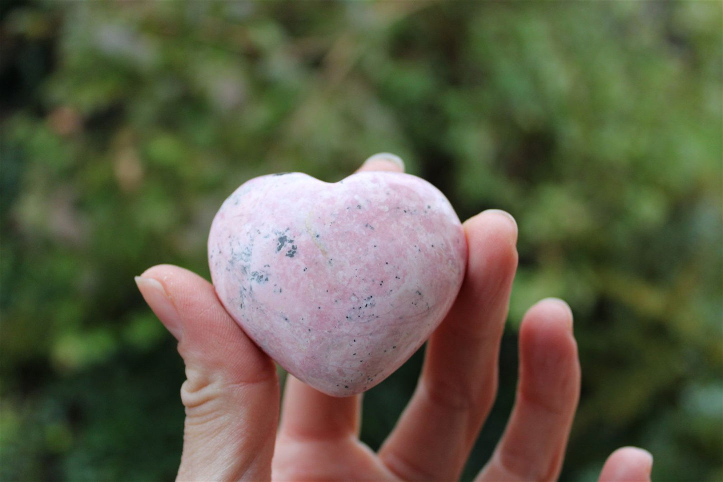 1 coeur rhodochrosite du Pérou photos contractuelles - Aurore Lune 