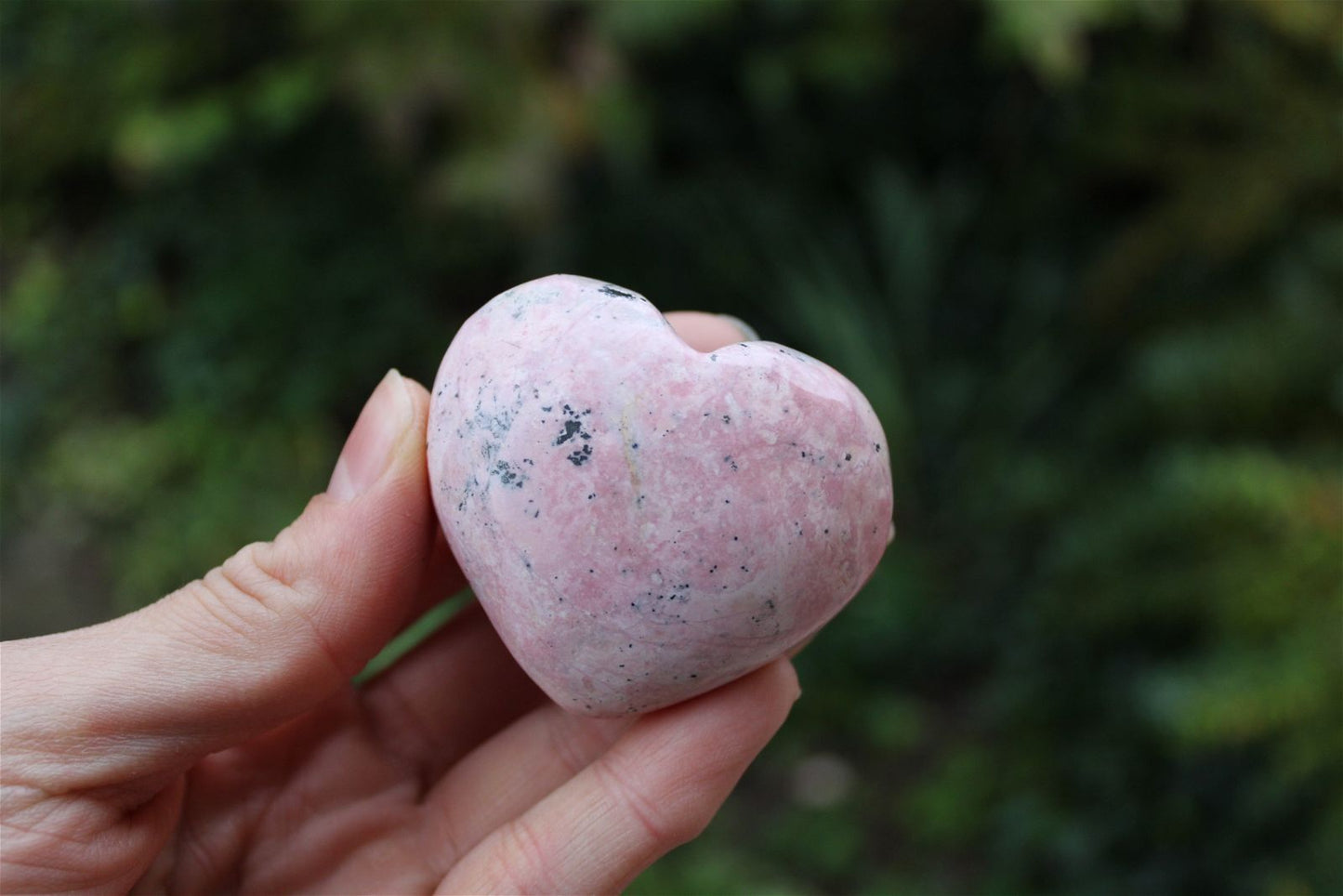 1 coeur rhodochrosite du Pérou photos contractuelles - Aurore Lune 