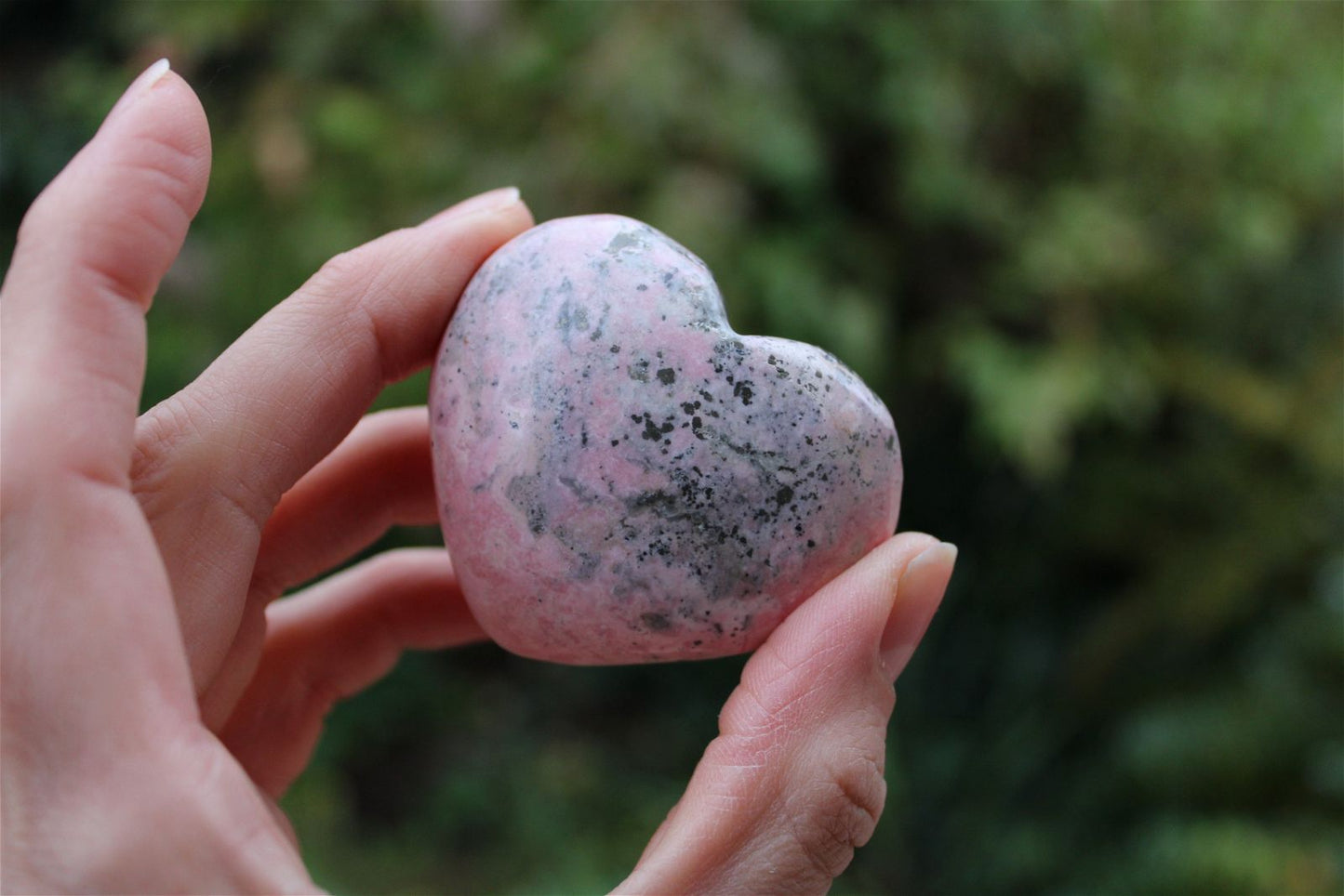 1 coeur rhodochrosite du Pérou photos contractuelles - Aurore Lune 