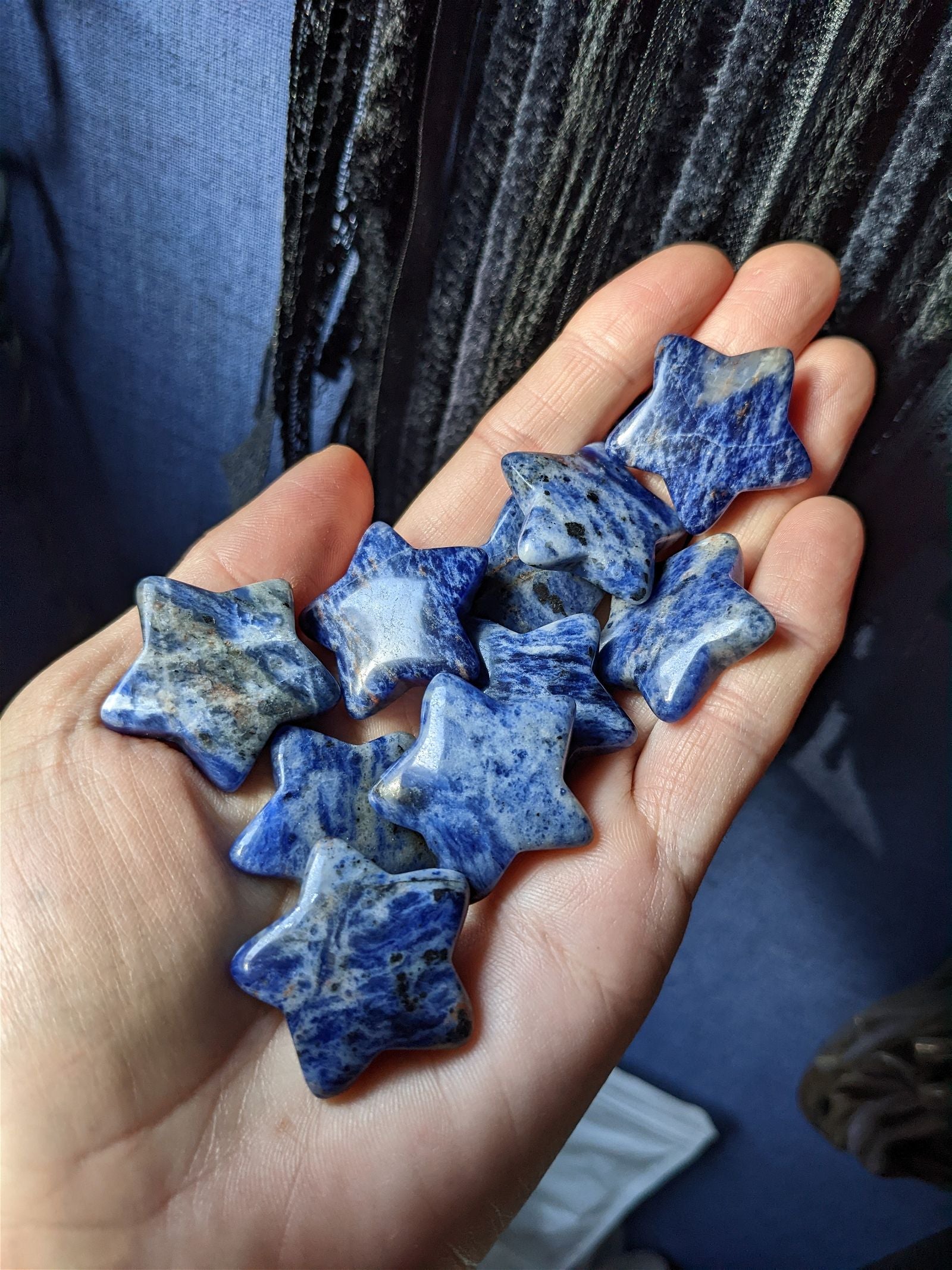 1 etoile en sodalite - Aurore Lune 