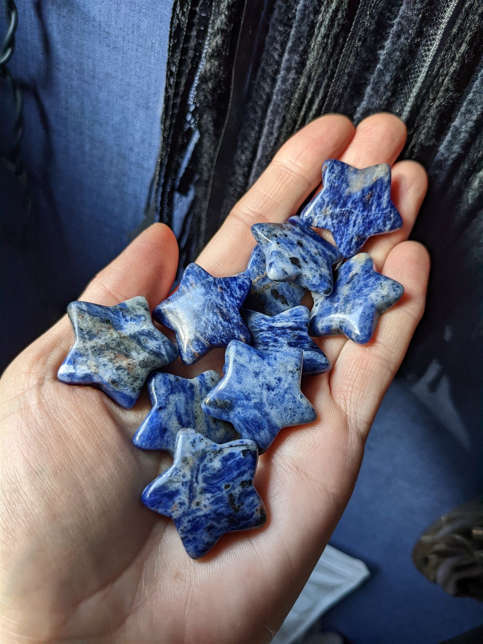 1 etoile en sodalite - Aurore Lune 