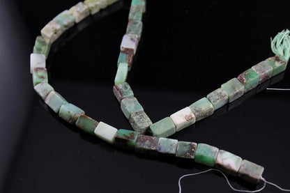 1 fil de perles en chrysoprase photo contractuelle - Aurore Lune 