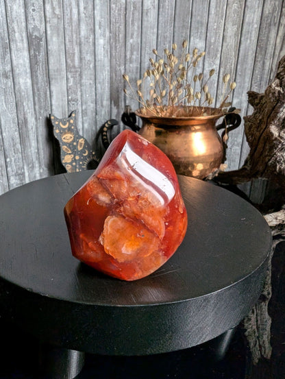 1 flamme en cornaline - Aurore Lune 