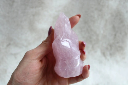 1 flamme en quartz rose  - COLISSIMO ou MONDIAL RELAY - Aurore Lune 