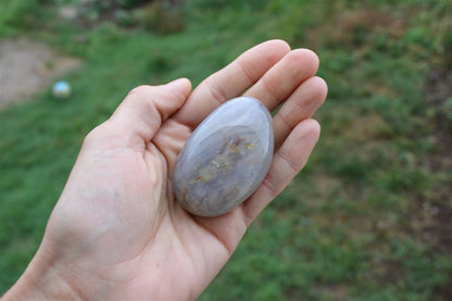1 galet de quartz lavande 6 cm - Aurore Lune 