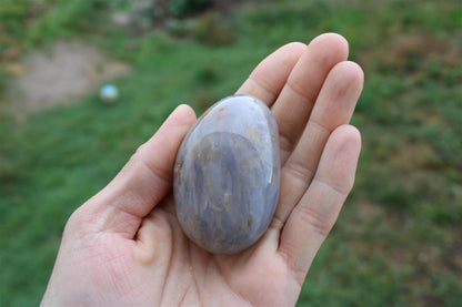 1 galet de quartz lavande 6 cm - Aurore Lune 